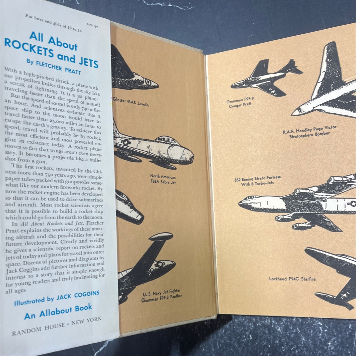 rockets and jets book, by fletcher pratt, 1955 Hardcover image 4