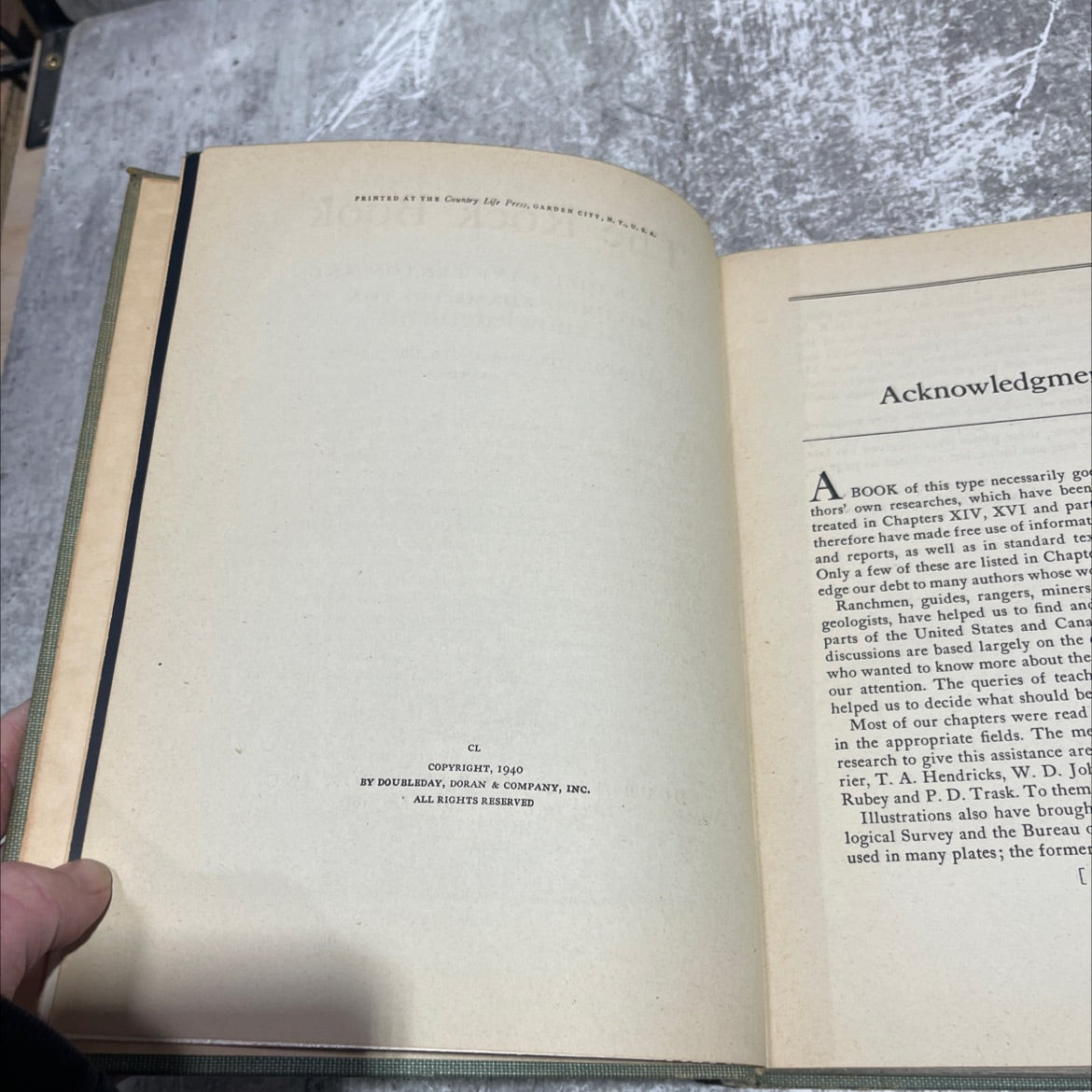 rocks and minerals book, by carroll lane fenton and mildred adams fenton, 1945 Hardcover image 3