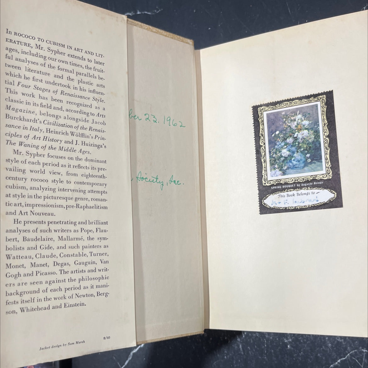 rococo to cubism in art and literature book, by wylie sypher, 1960 Hardcover image 4