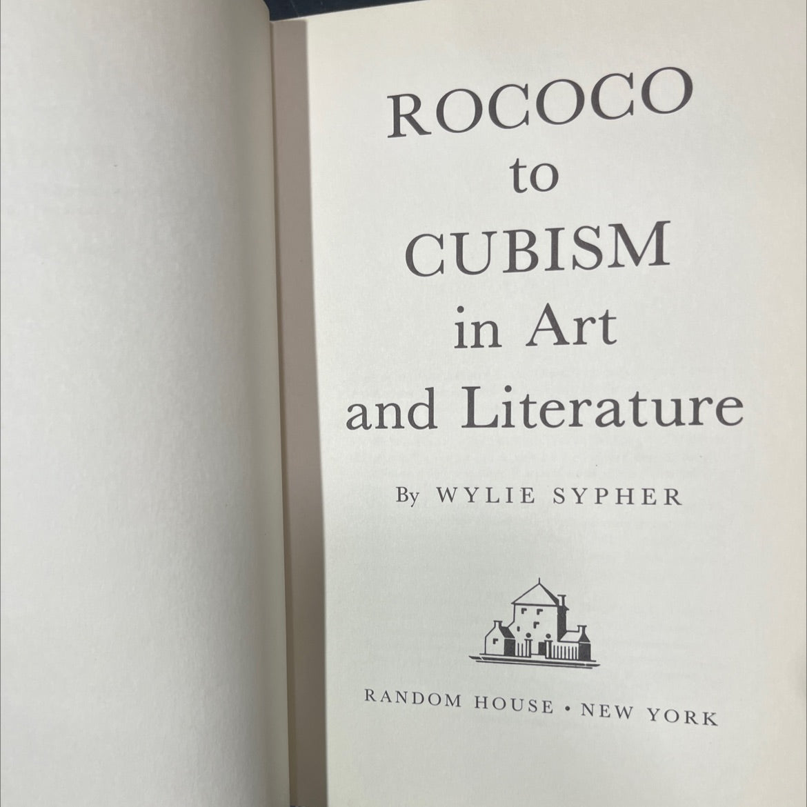 rococo to cubism in art and literature book, by wylie sypher, 1960 Hardcover image 2