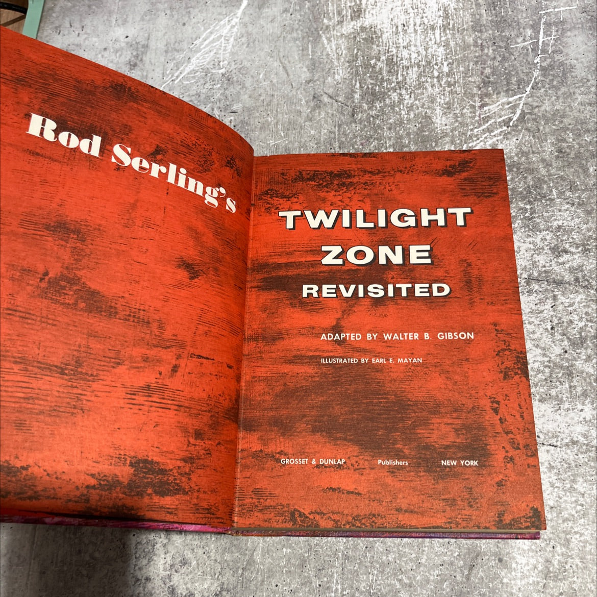 rod serling's twilight zone revisited book, by walter b. gibson, 1964 Hardcover image 2