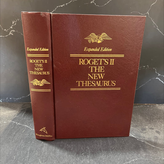 roget's ii thesaurus book, by Anne D. Steinhardt, 1988 Hardcover image 1