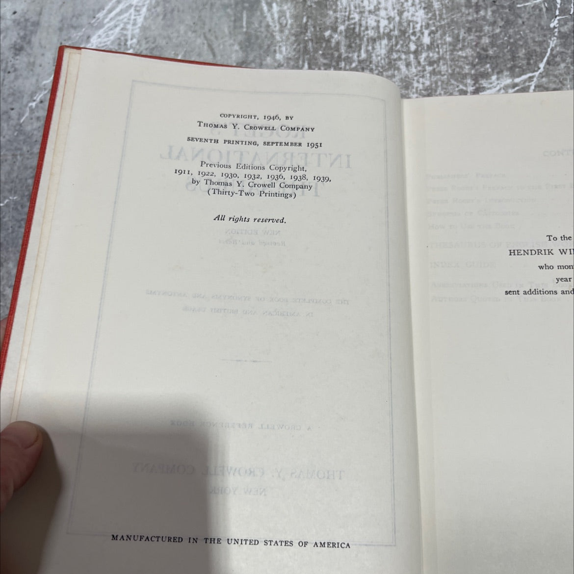 roget's international thesaurus book, by unknown, 1951 Hardcover image 3