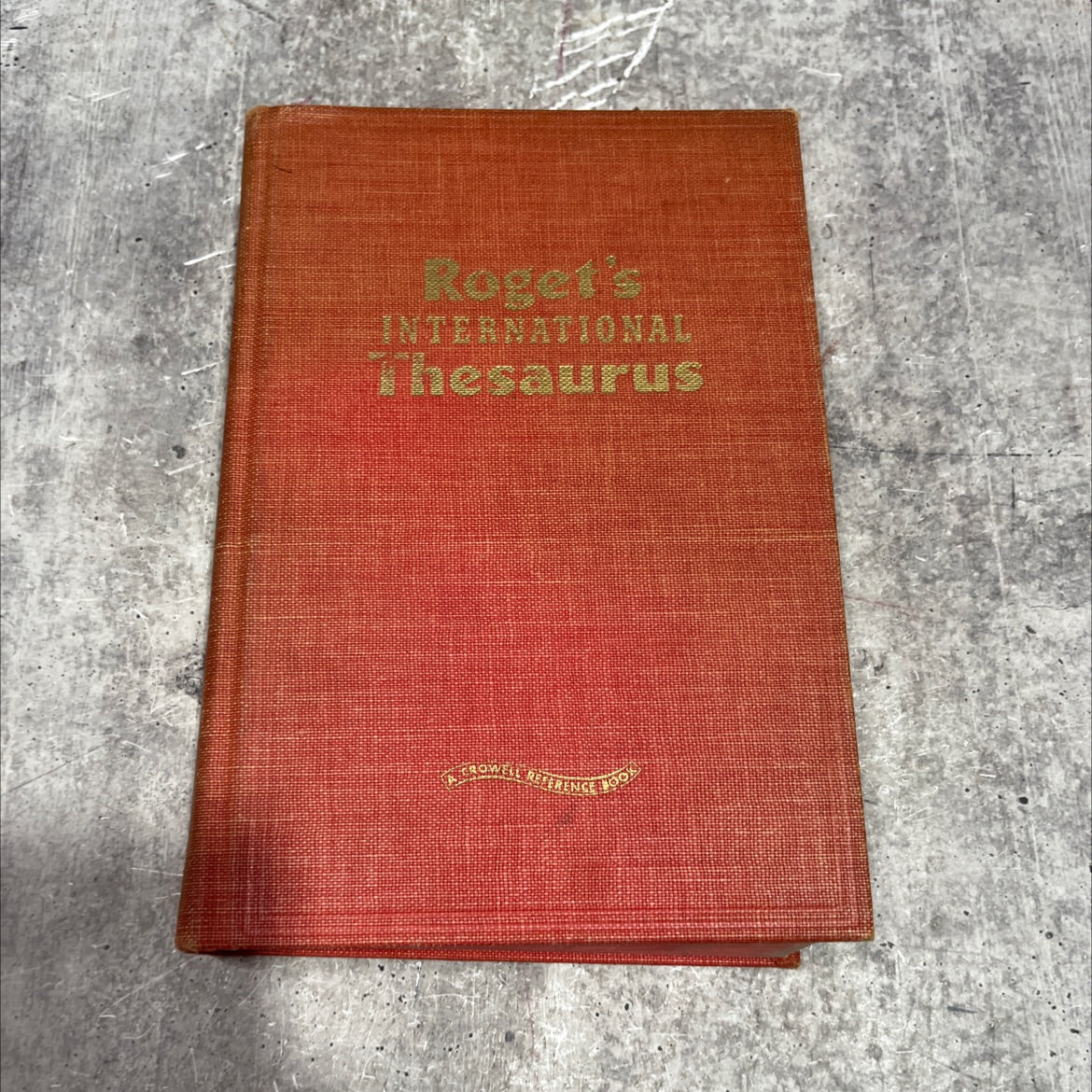 roget's international thesaurus book, by hendrik, 1954 Hardcover image 1