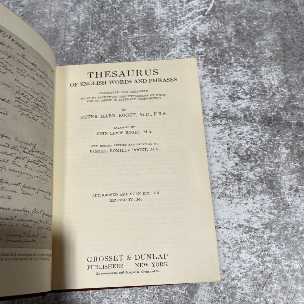 roget's thesaurus of english words and phrases classified and arranged so as to facilitate the expression of ideas and image 2