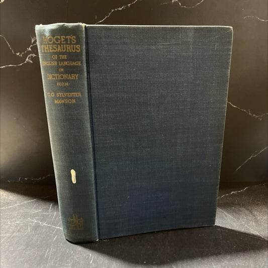 roget's thesaurus of the english language in dictionary form book, by c. o. sylvester mawson, 1940 Hardcover image 1