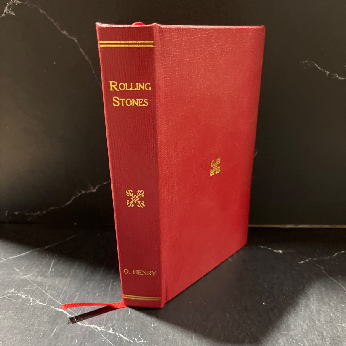 rolling stones book, by o. henry, 1917 Leather image 1