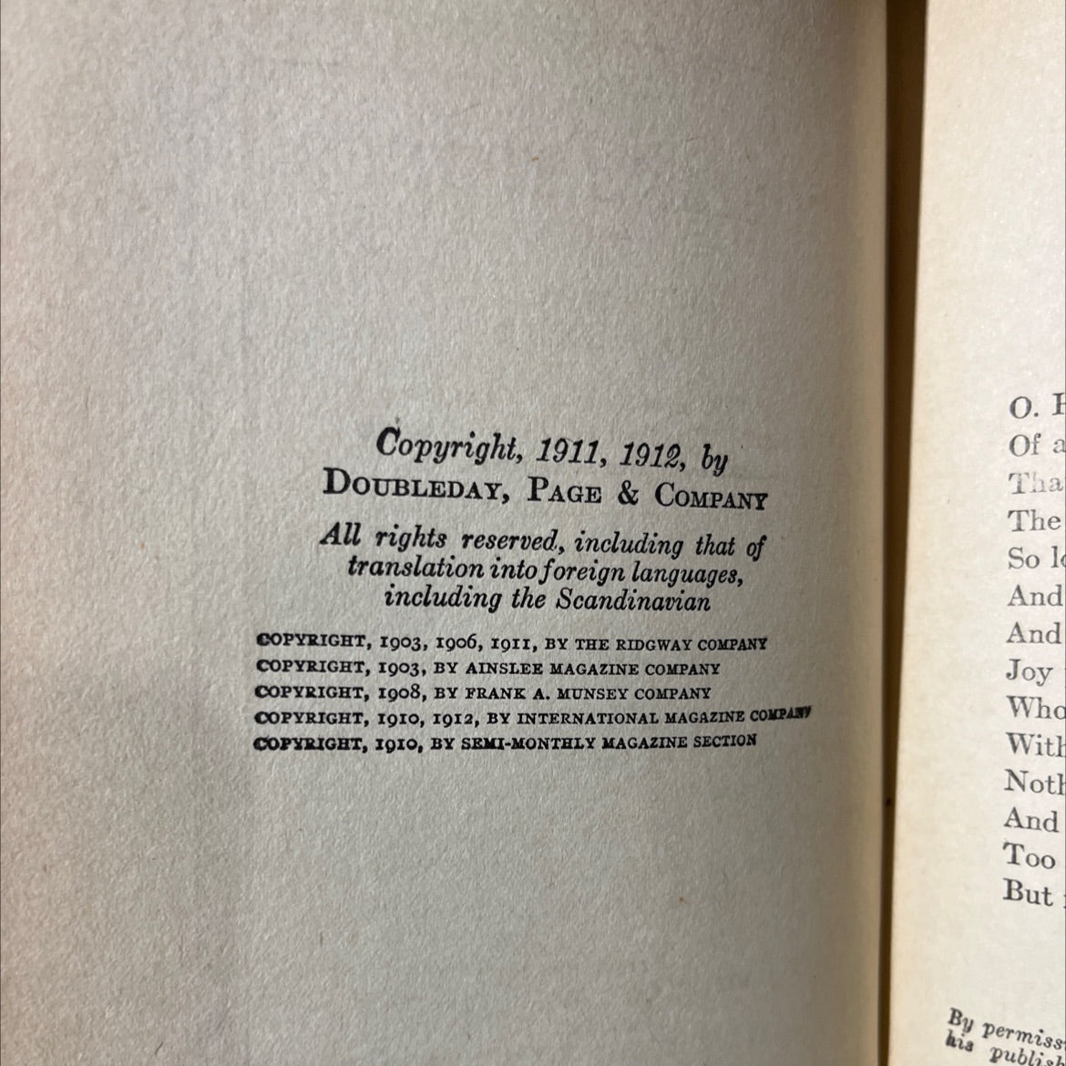 rolling stones book, by o. henry, 1917 Leather image 3