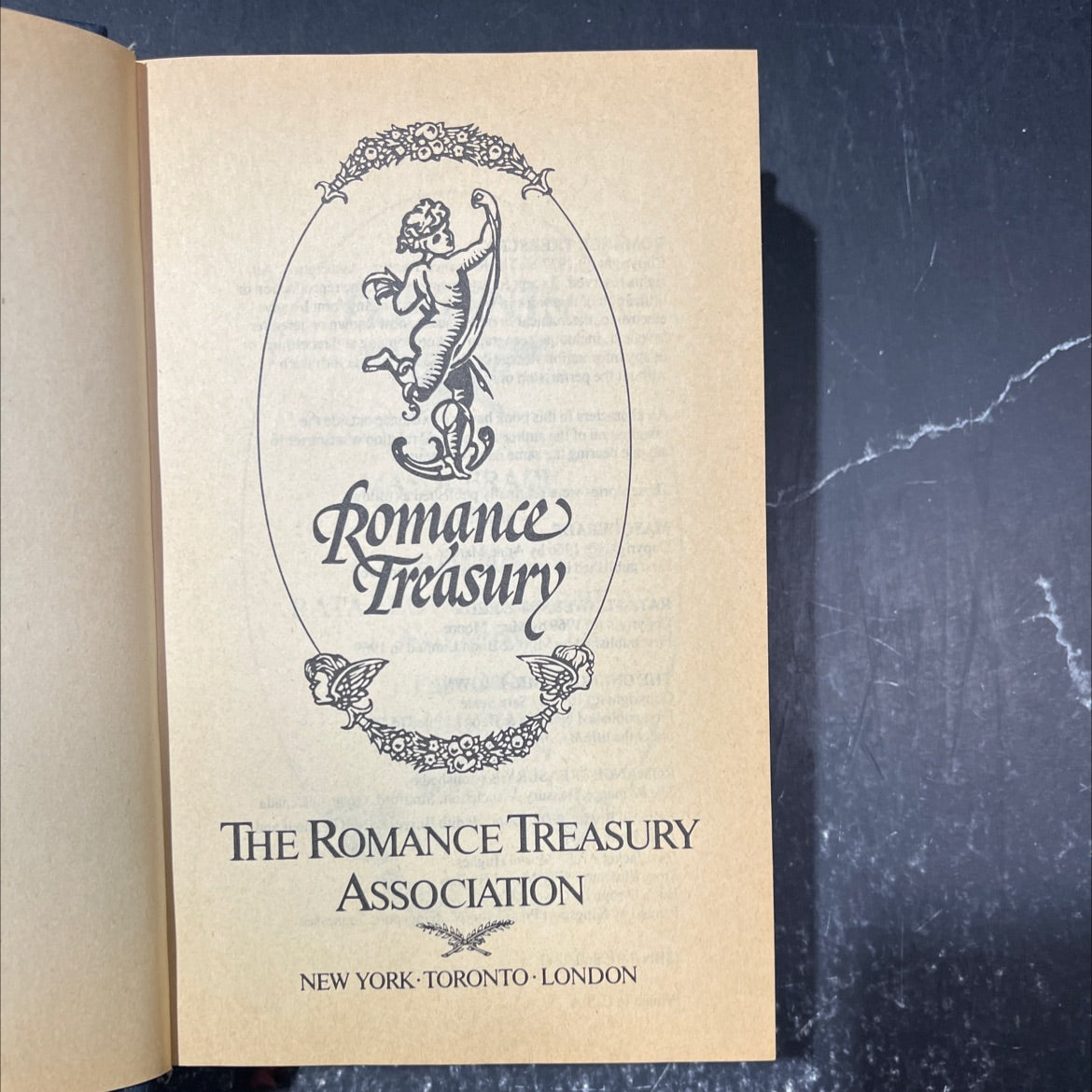 romance treasury book, by unknown, 1977 Hardcover image 2