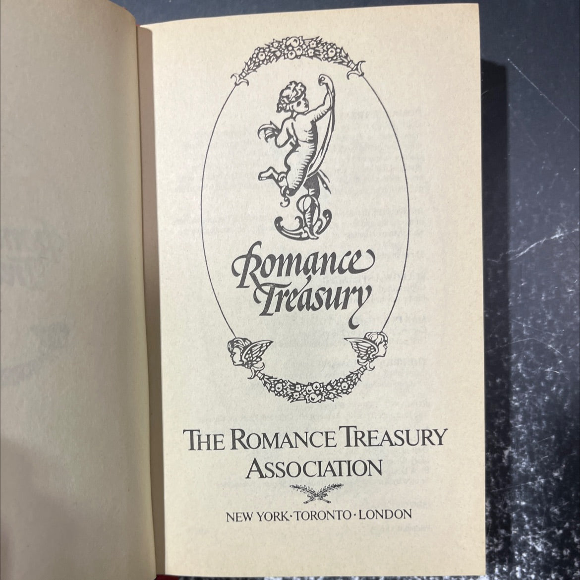 romance treasury book, by unknown, 1977 Hardcover image 2