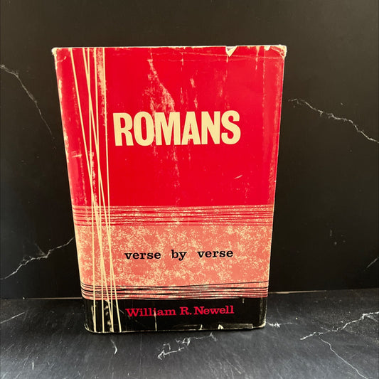 romans я verse by verse book, by william r. newell, 1938 Hardcover image 1