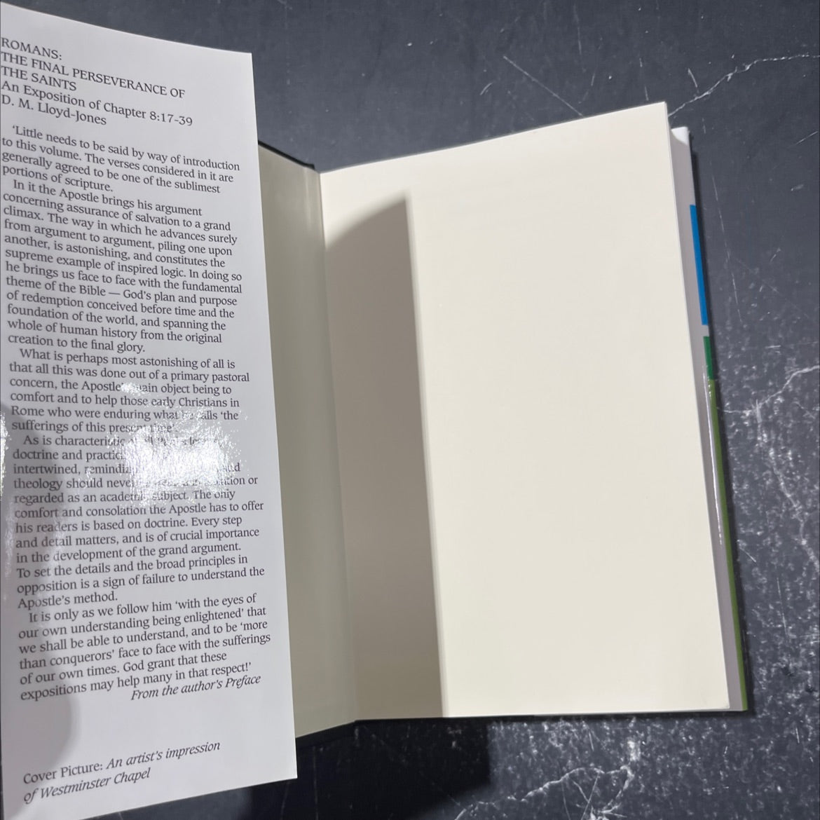 romans an exposition of chapter 8: 17-39 the final perseverance of the saints book, by d. m. lloyd-jones, 2020 Hardcover image 4
