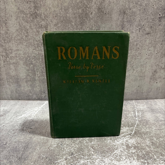 romans verse by verse book, by william r. newell, 1952 Hardcover image 1