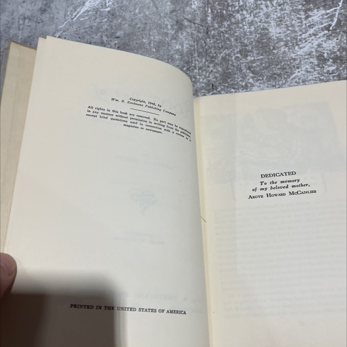 root out of dry ground book, by argye m. briggs, 1952 Hardcover image 3