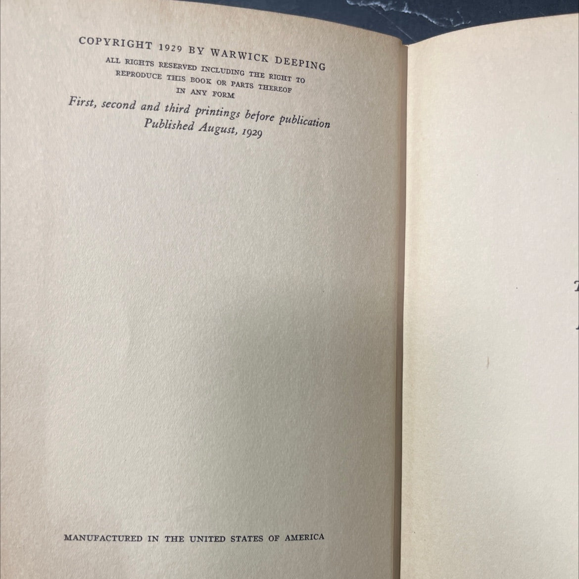 roper's row book, by warwick deeping, 1929 Hardcover image 3