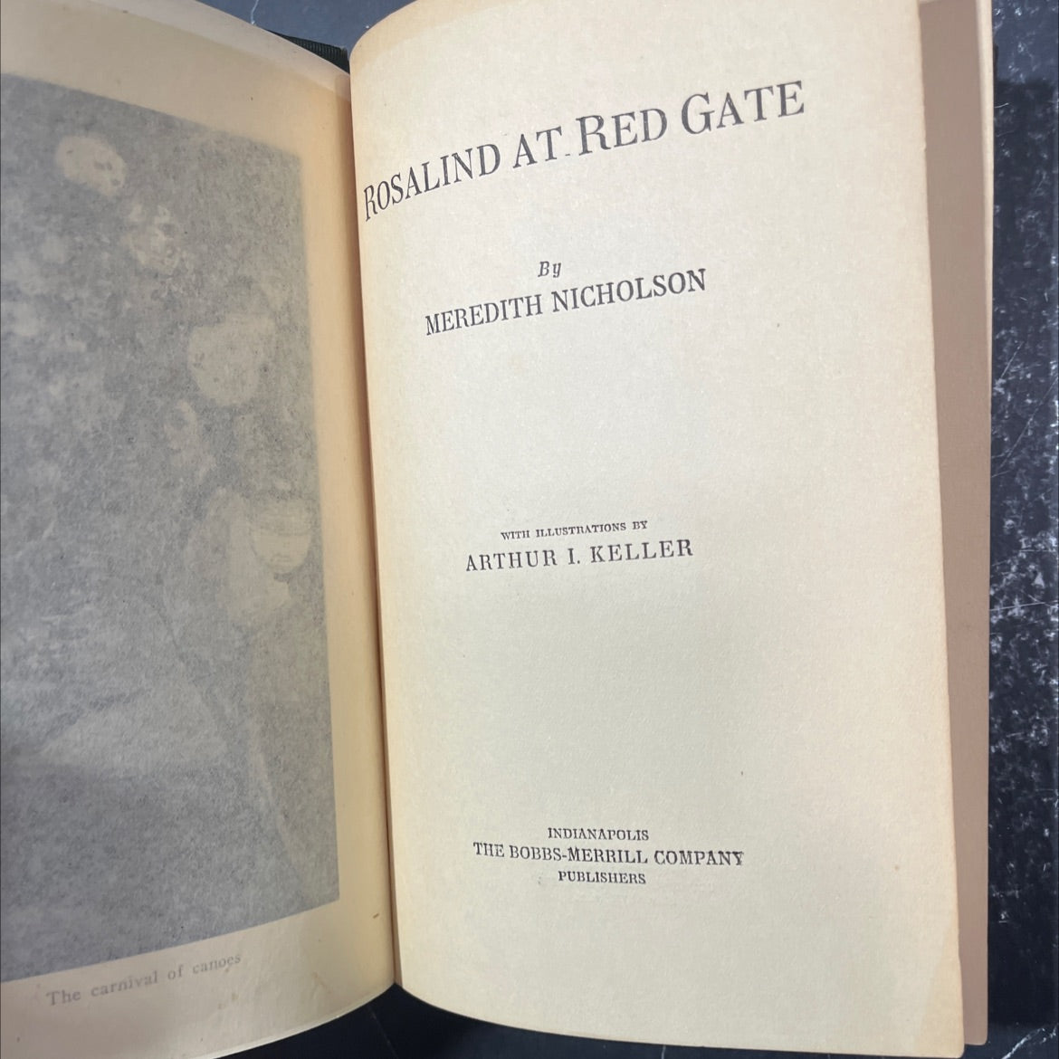 rosamund at red gate book, by meredith nicholson, 1907 Hardcover image 2