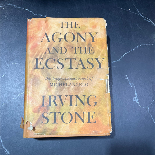 rotterdam the agony and the ecstasy a novel of michelangelo book, by irving stone, 1961 Hardcover image 1