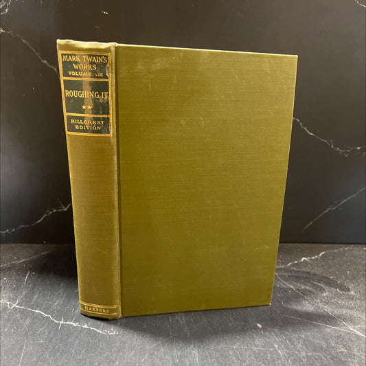 roughing it book, by mark twain, 1906 Hardcover image 1