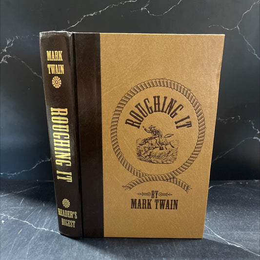 roughing it book, by mark twain, 1994 Leather image 1
