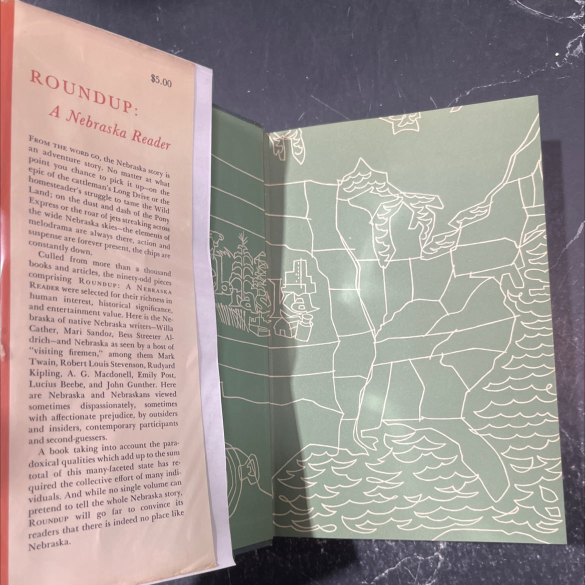 roundup a nebraska reader book, by Virginia Faulkner, 1957 Hardcover image 4