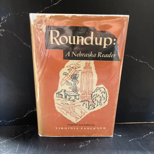 roundup a nebraska reader book, by Virginia Faulkner, 1957 Hardcover image 1