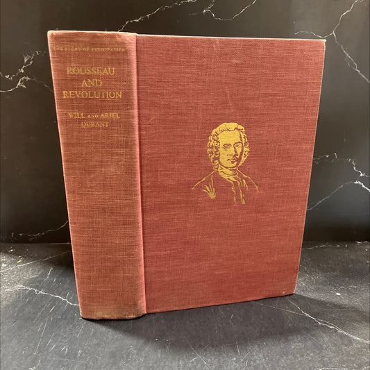 rousseau and revolution book, by will and ariel durant, 1967 Hardcover image 1