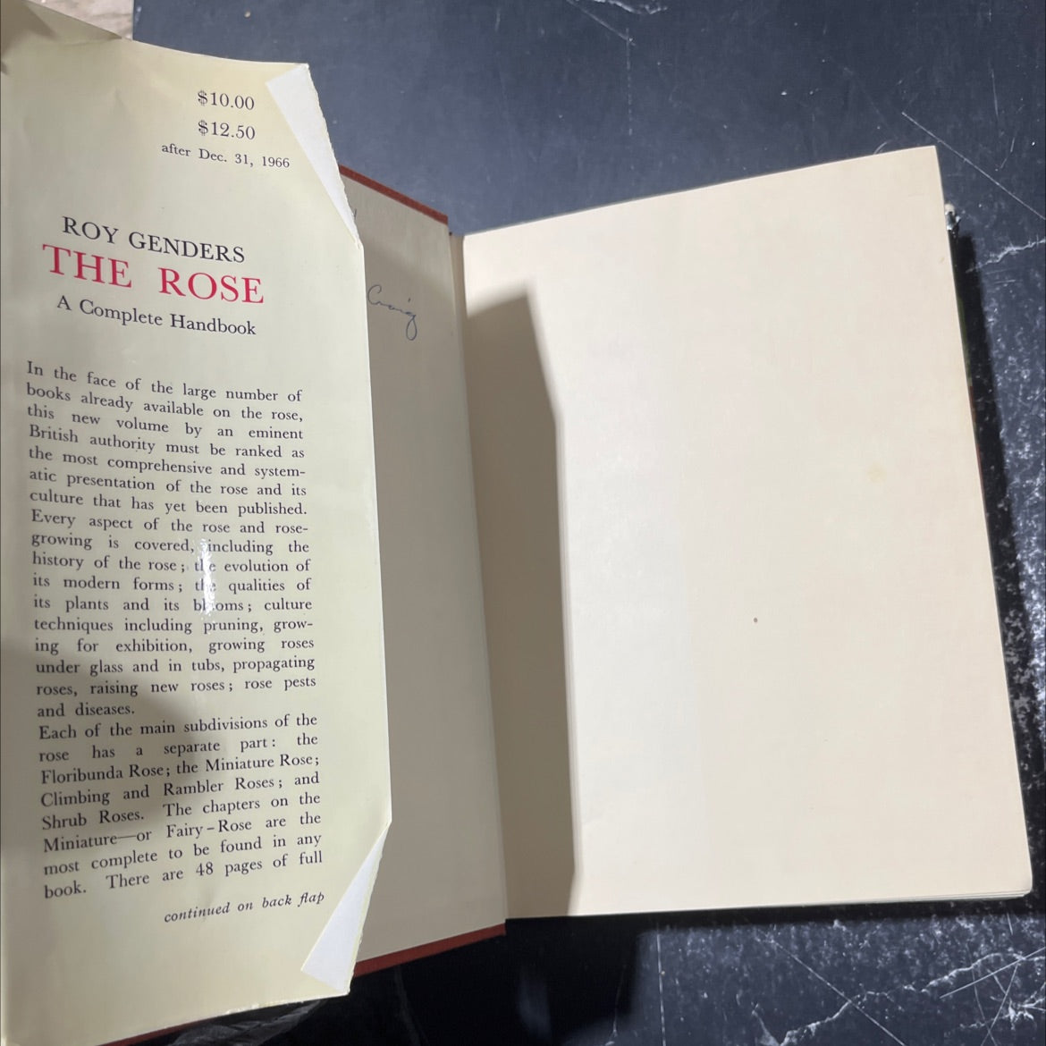 roy genders the rose a complete handbook book, by Roy Genders, 1965 Hardcover image 4