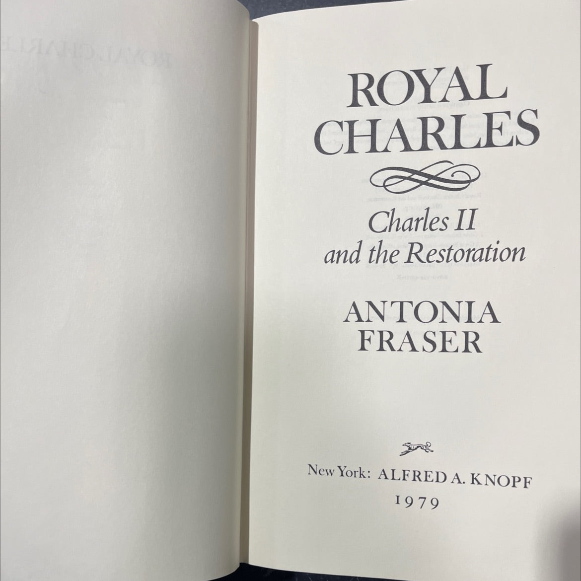 royal charles: charles ii and the restoration book, by antonia fraser, 1979 Hardcover image 2