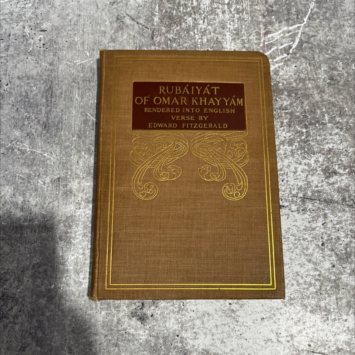 rubáiyát of omar khayyám rendered into english verse book, by edward fitzgerald, 1899 Hardcover image 1