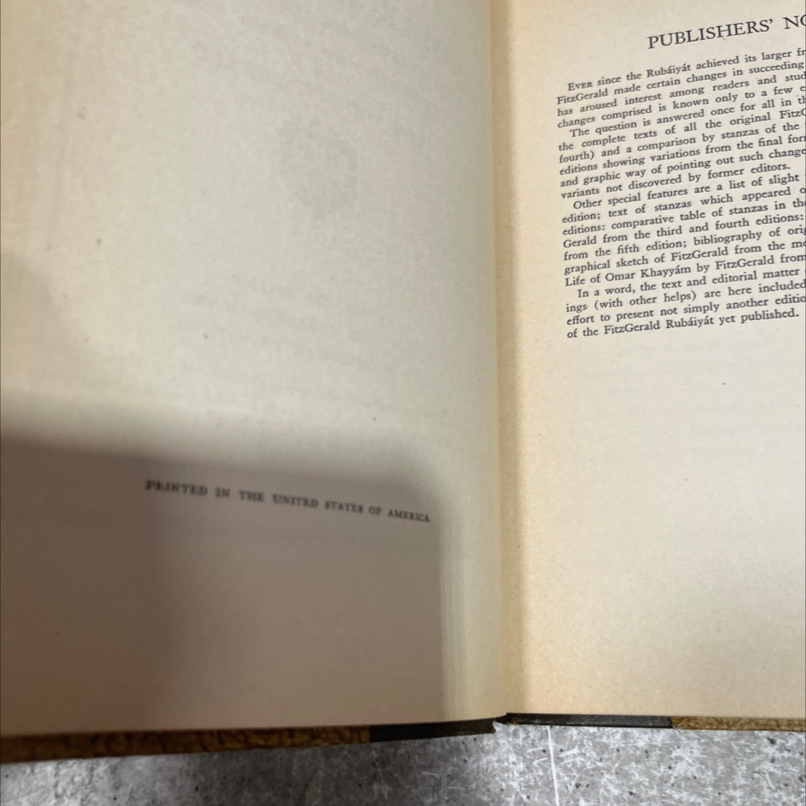 rubaiyát of omar khayyam book, by edward fitzgerald, 1970 Hardcover image 3