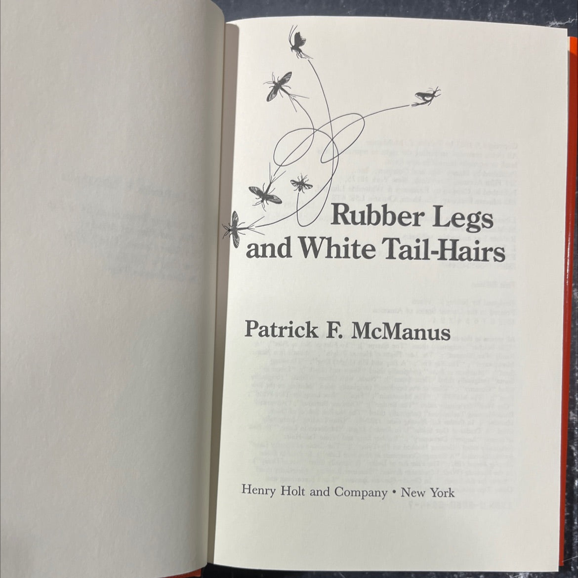 rubber legs and white tail-hairs book, by Patrick F. McManus, 1987 Hardcover image 2