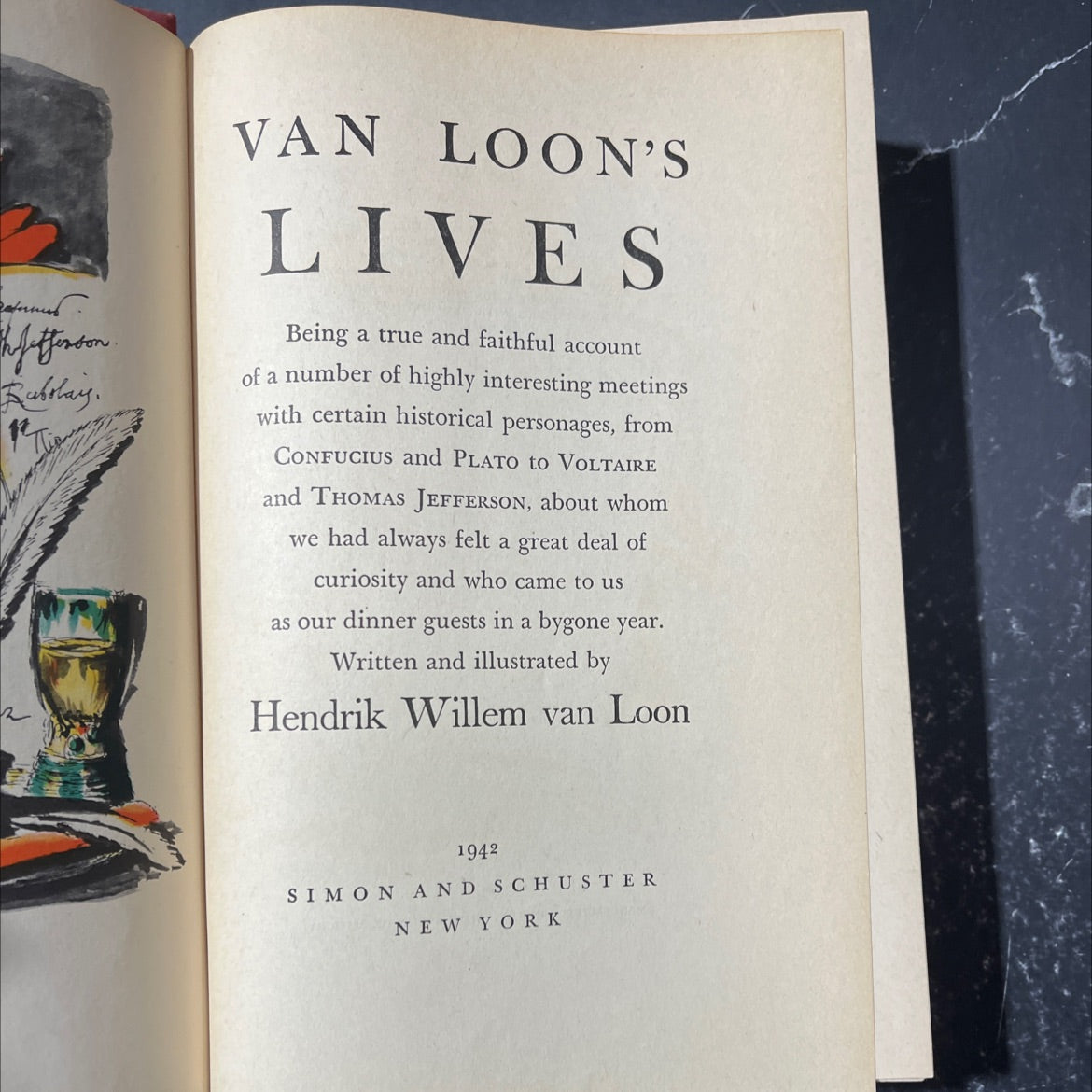 rubolay book, by hendrik willem van loon, 1942 Hardcover image 2