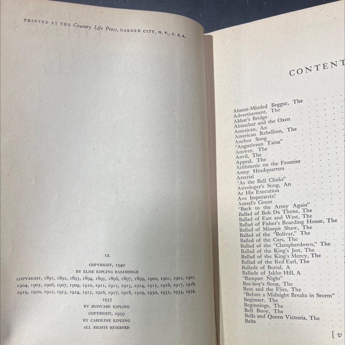 rudyard kipling's verse definitive edition book, by rudyard kipling, 1945 Hardcover image 3