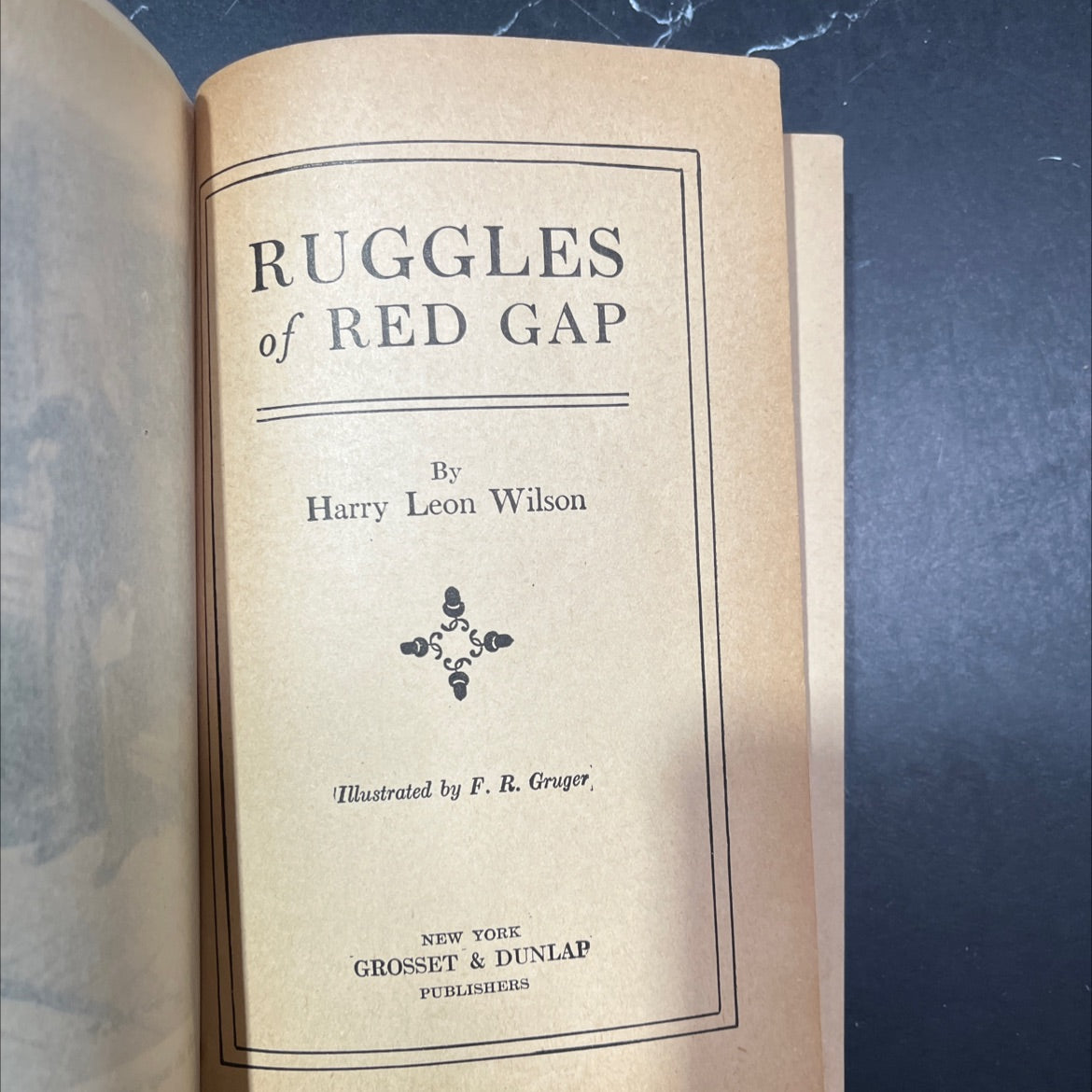 ruggles of red gap book, by harry leon wilson, 1915 Hardcover image 2