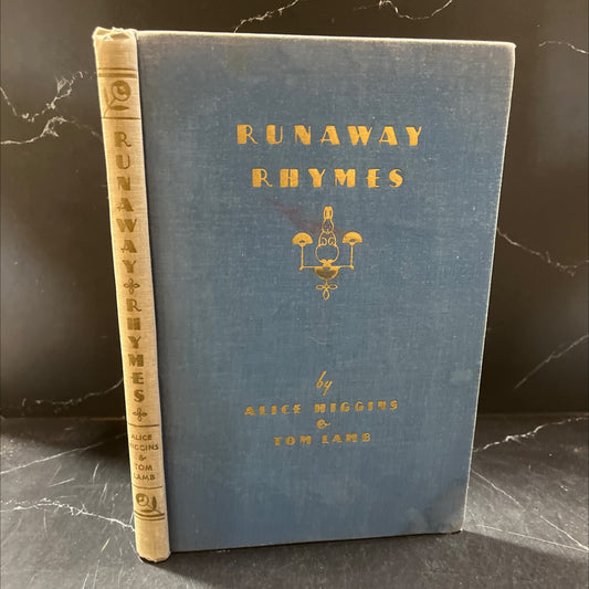 runaway rhymes book, by alice higgins, 1937 Hardcover image 1