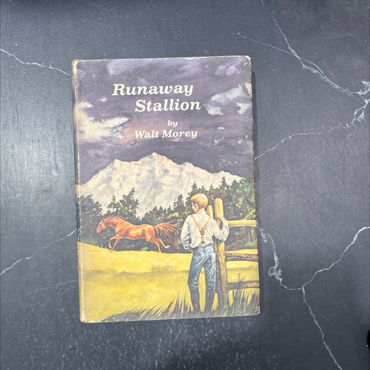 runaway stallion book, by Walt Morey, 1973 Hardcover image 1