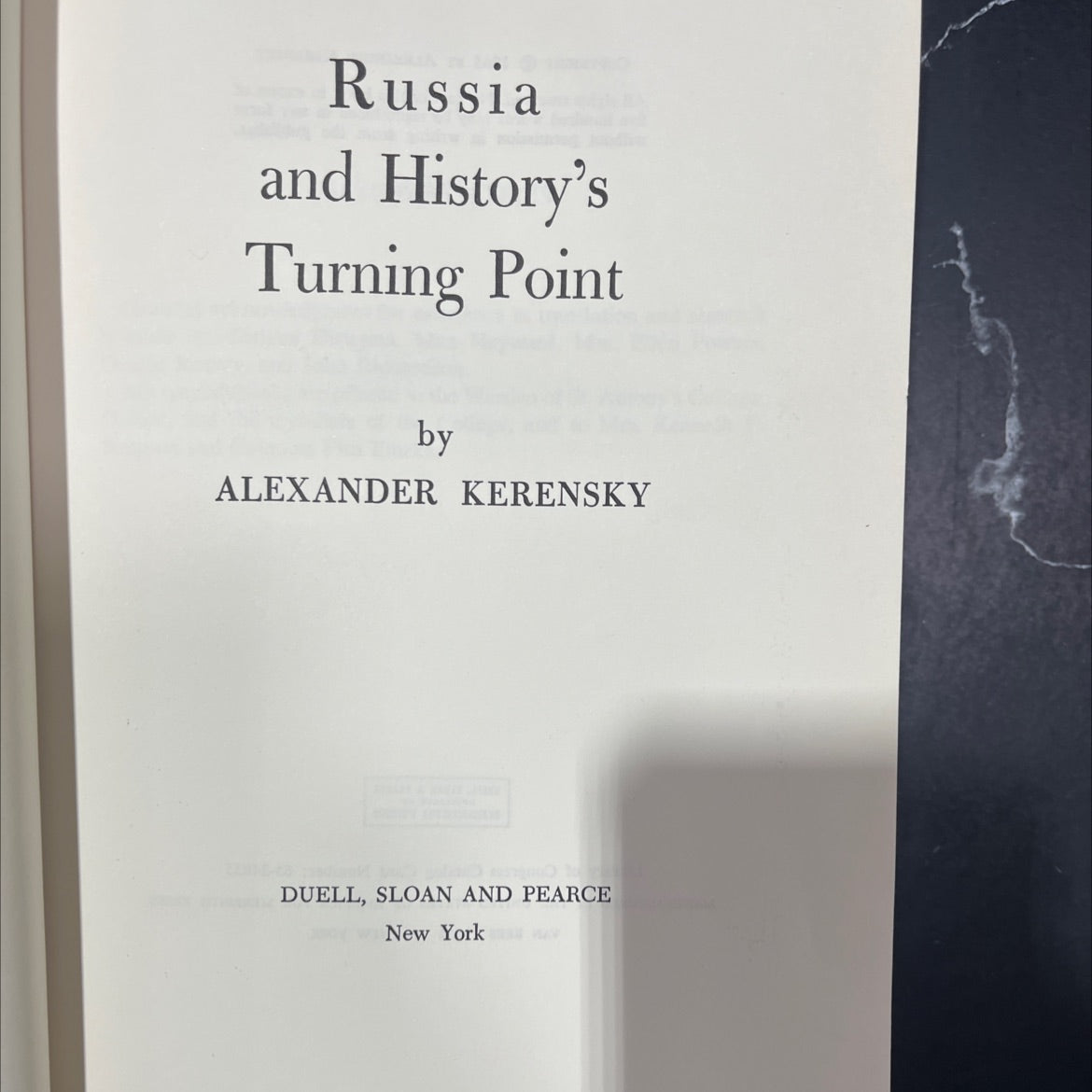 russia and history's turning point book, by alexander kerensky, 1965 Hardcover image 2