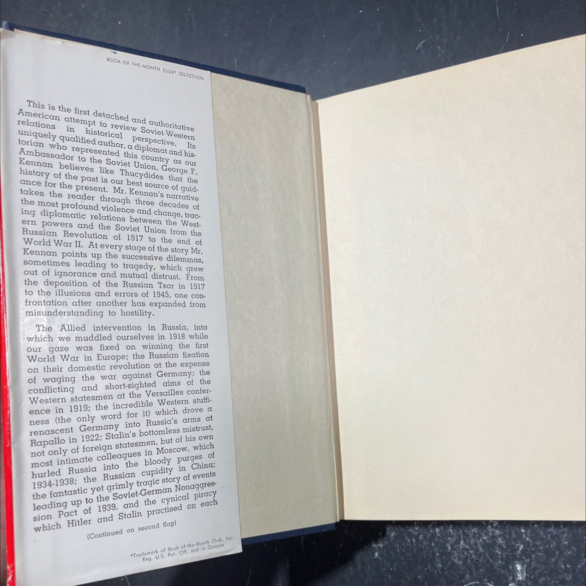 russia and the west under lenin and stalin book, by george f. kennan, 1961 Hardcover image 4