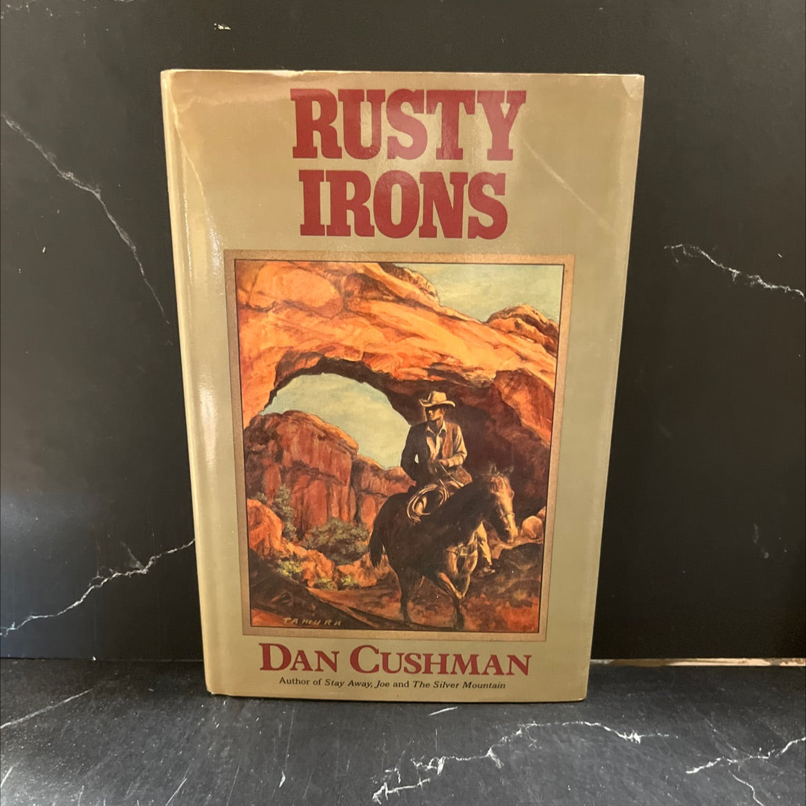 rusty irons book, by Dan Cushman, 1984 Hardcover image 1