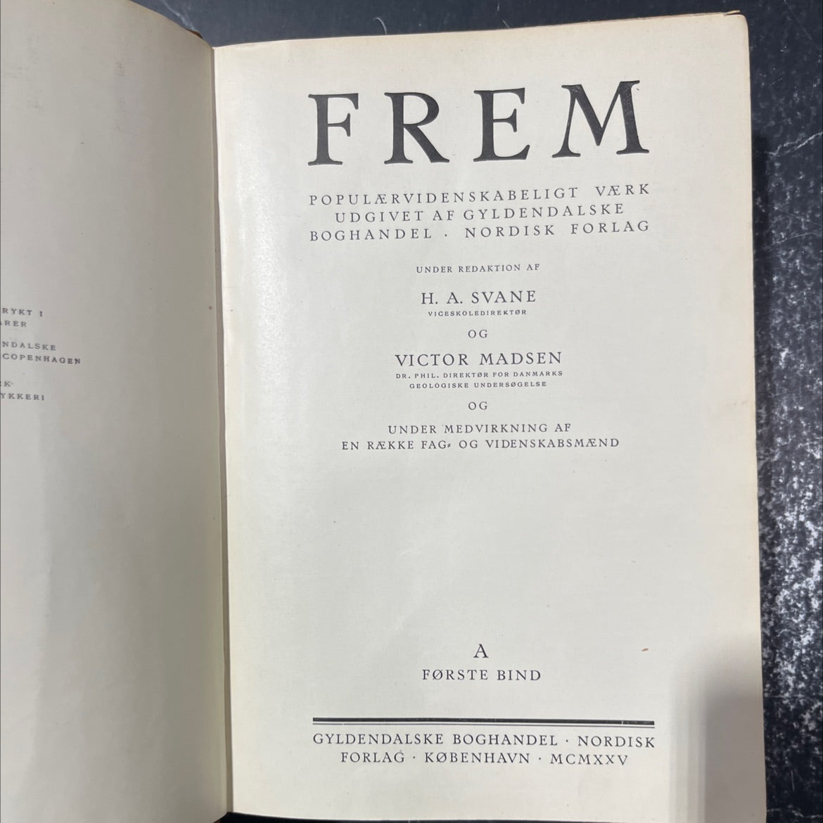 rykt i rer ndalske copenhagen k ykkeri frem populervidenskabeligt værk book, by h. a. svane, victor madsen, 1925 Leather image 2