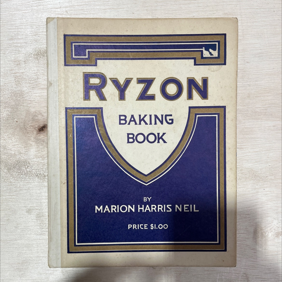 ryzon baking book a practical manual for the preparation of food requiring baking powder book, by marion harris neil, image 1