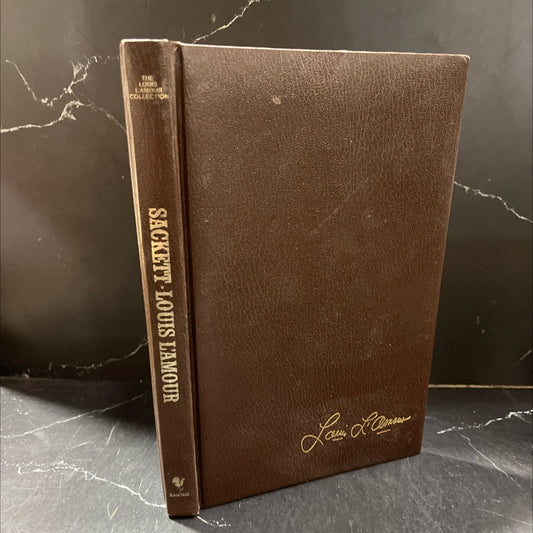 sackett book, by louis l'amour, 1981 Leather image 1