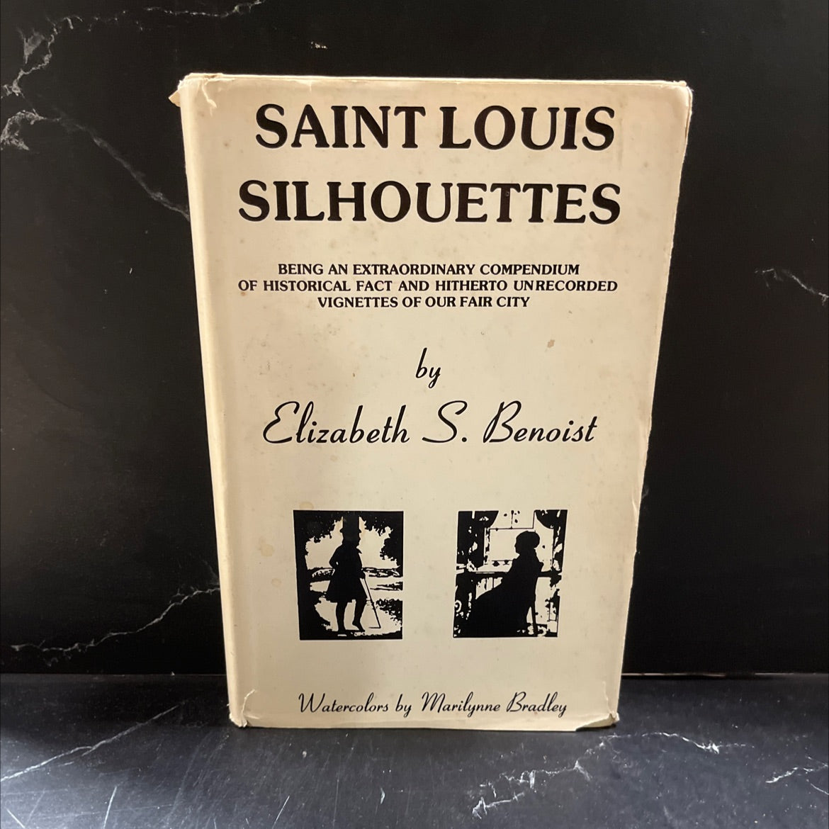 saint louis silhouettes book, by harry m. hagen, 1977 Hardcover image 1