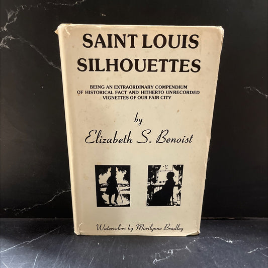 saint louis silhouettes book, by harry m. hagen, 1977 Hardcover image 1