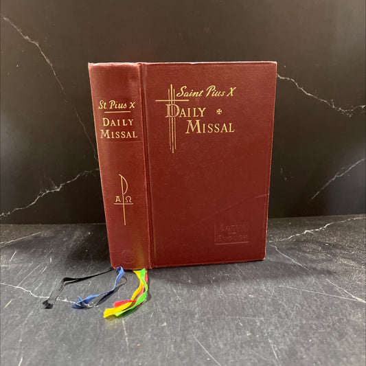 saint pius x daily missal the official prayers of the catholic church for the celebration of daily mass completely image 1