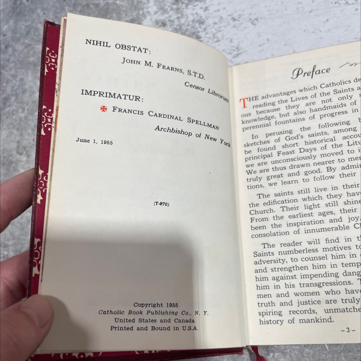 saints lives of the saints for every day of the year illustrated book, by rev. hugo hoever, s.ocist., ph.d., 1955 image 3