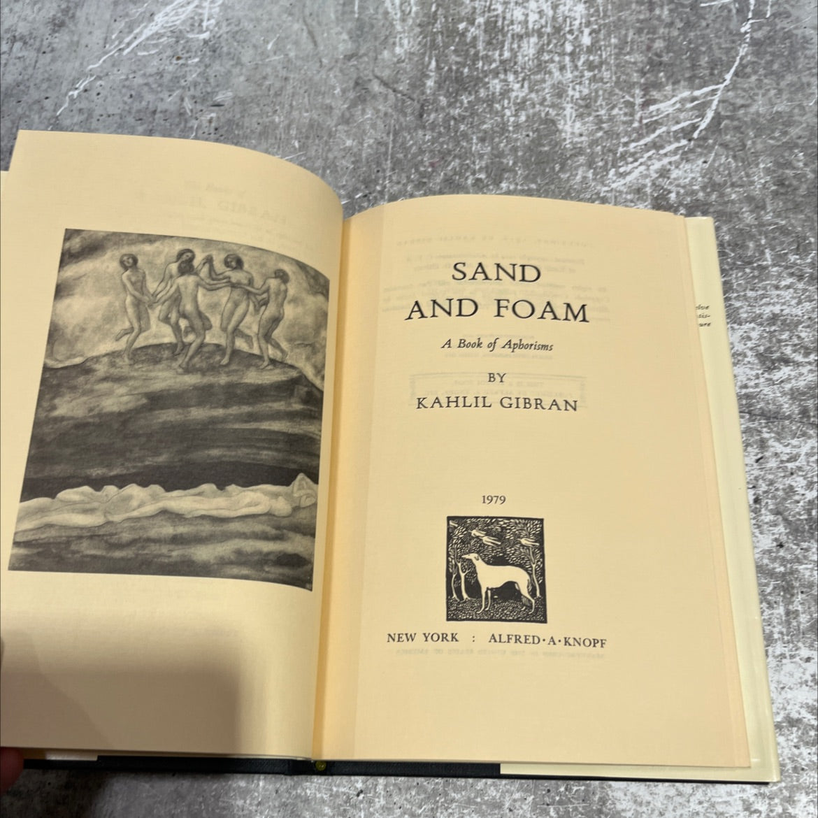 sand and foam a book of aphorisms book, by kahlil gibran, 1979 Hardcover image 2