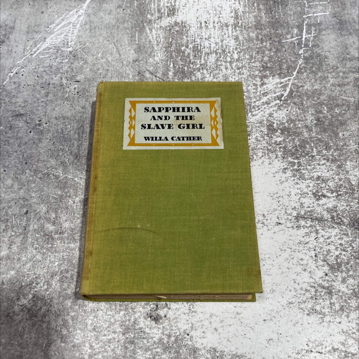 sapphira and the slave girl book, by willa cather, 1940 Hardcover image 1