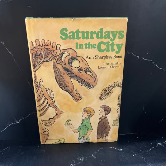 saturdays in the city book, by ann sharpless bond, 1979 Hardcover image 1