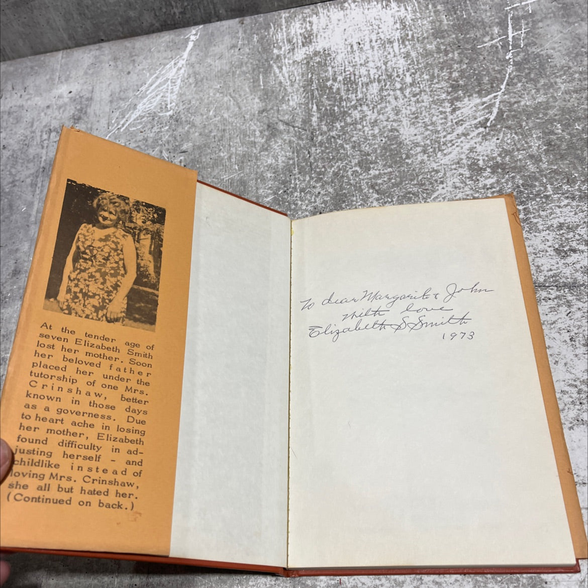 SIGNED scattered leaves book, by bob vlprivol, Elizabeth S. Smith, 1973 Hardcover, Vintage image 4